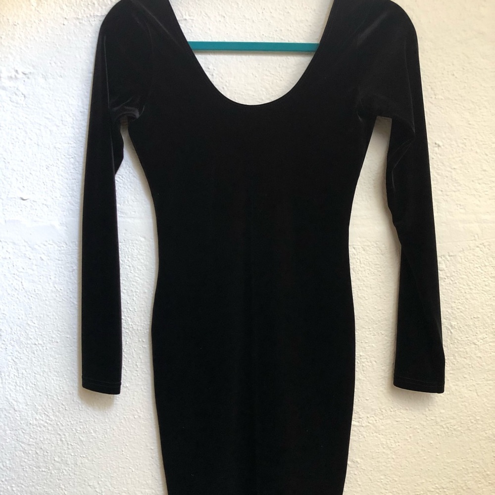 Velvet Black American Apparel Dress